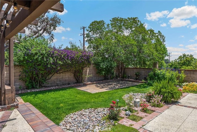 8291 Jennet St, Rancho Cucamonga, CA 91701 - fenced backyard featuring a patio area