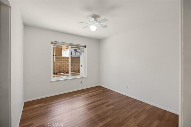 8291 Jennet St, Rancho Cucamonga, CA 91701 - unfurnished room with wood finished floors and a ceiling fan