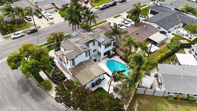3119 Gibraltar Ave, Costa Mesa, CA 92626 - aerial perspective of suburban area with a pool
