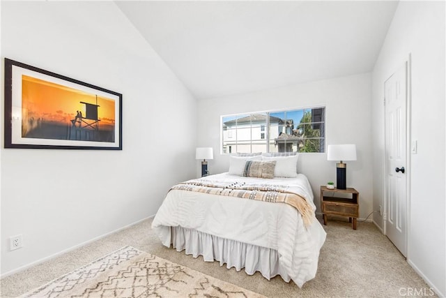 18051 Wakefield Ln Unit 106, Huntington Beach, CA 92648 - bedroom featuring carpet floors and lofted ceiling