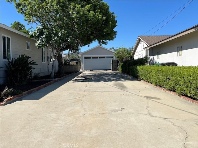 1350 Pleasant View Ave, Corona, CA 92882 - exterior space featuring a detached garage and an outbuilding