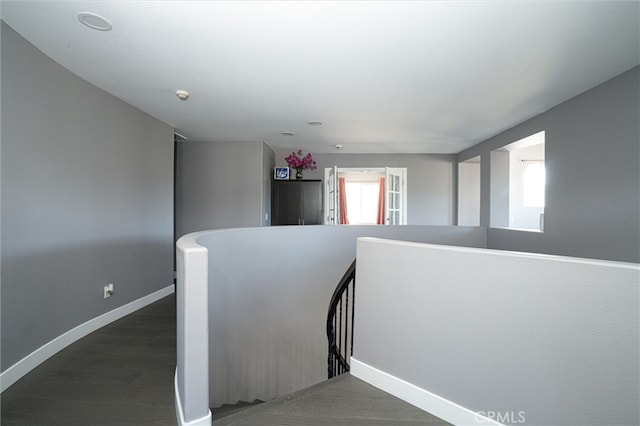 39269 Clear View Ct, Palmdale, CA 93551 - staircase featuring baseboards and wood finished floors