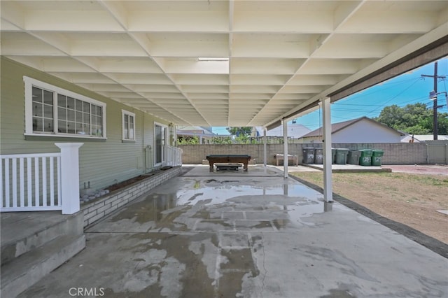 12950 7th St, Chino, CA 91710 - fenced backyard featuring a covered hot tub and a patio area