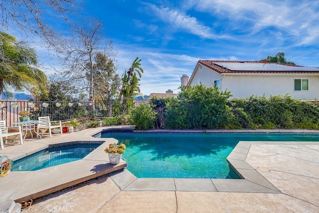 24813 Sagecrest Cir, Stevenson Ranch, CA 91381 - view of pool with a fenced backyard and a patio area