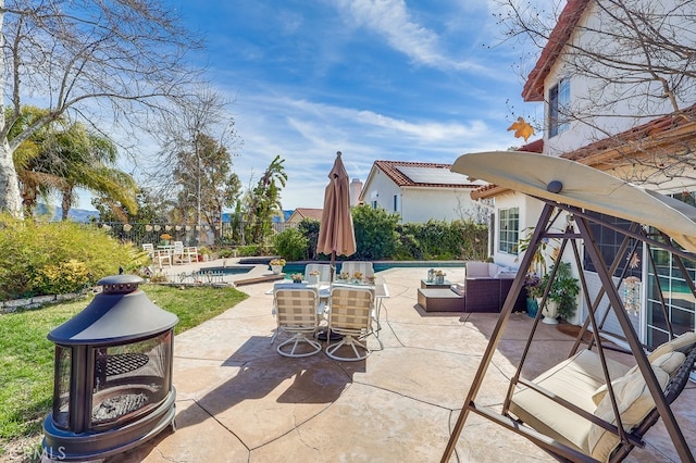 24813 Sagecrest Cir, Stevenson Ranch, CA 91381 - view of patio / terrace with outdoor lounge area
