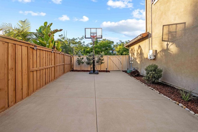 2830 Paradise Ridge Ct, Chula Vista, CA 91915 - fenced backyard featuring a gate and a patio area