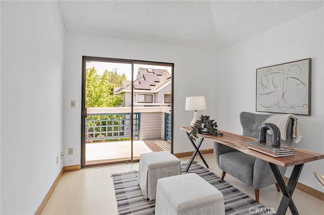 407 Mountain Laurel Ct, Mountain View, CA 94043 - home office with baseboards and a textured ceiling