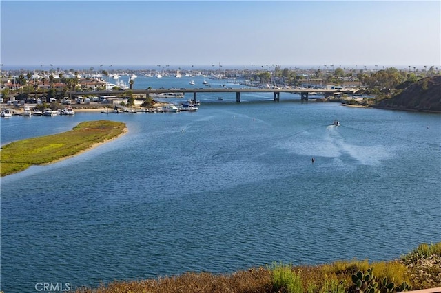 57 Cape Andover, Newport Beach, CA 92660 - water view featuring a notable bridge