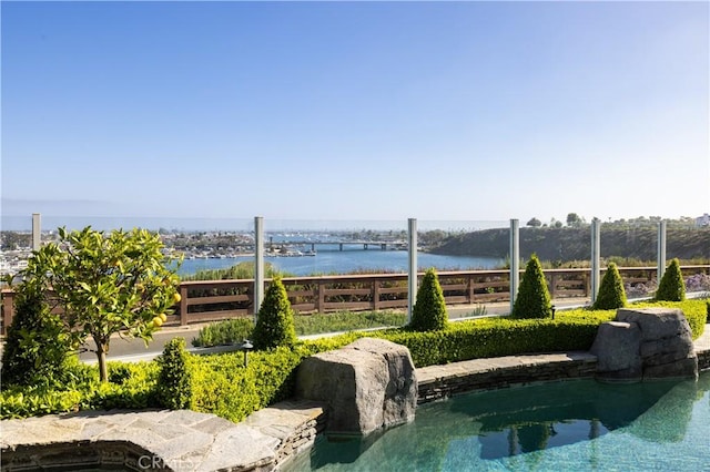 57 Cape Andover, Newport Beach, CA 92660 - swimming pool featuring a water view