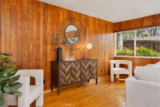 105 Via Capay, Palos Verdes Estates, CA 90274 - living area with wood walls and wood finished floors