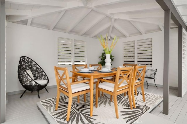 105 Via Capay, Palos Verdes Estates, CA 90274 - dining area with baseboards and light wood finished floors