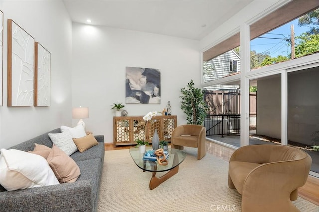 105 Via Capay, Palos Verdes Estates, CA 90274 - living area with wood finished floors and recessed lighting