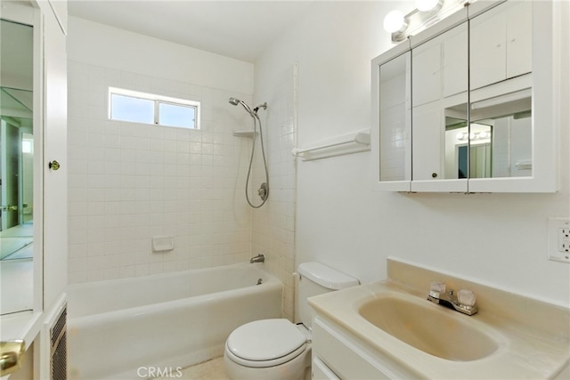 4041 57th St, Sacramento, CA 95820 - bathroom featuring tub / shower combination and vanity