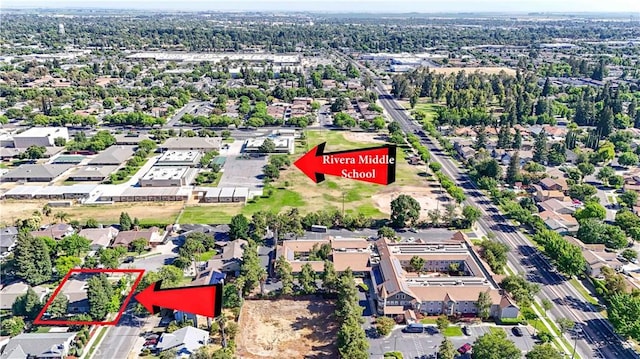 899 La Jolla Way, Merced, CA 95348 - view of property location with property boundaries highlighted and nearby suburban area
