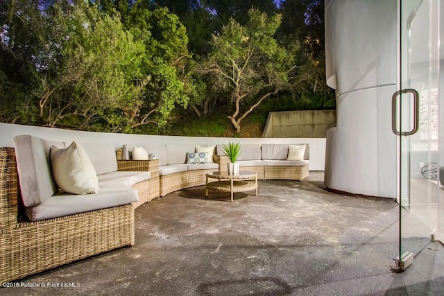 940 Burleigh Dr, Pasadena, CA 91105 - view of patio with an outdoor living space
