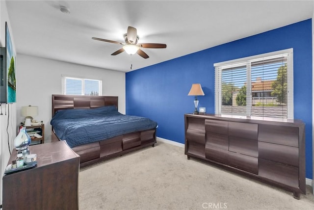 195 Morristown Ln, Costa Mesa, CA 92626 - bedroom featuring carpet flooring and a ceiling fan