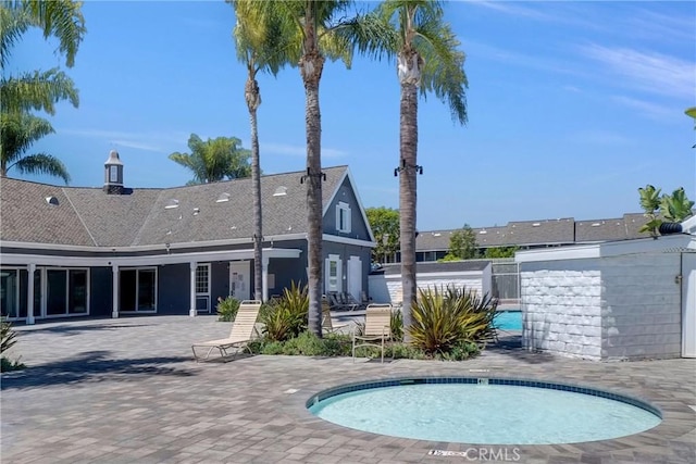 195 Morristown Ln, Costa Mesa, CA 92626 - view of pool with a patio area