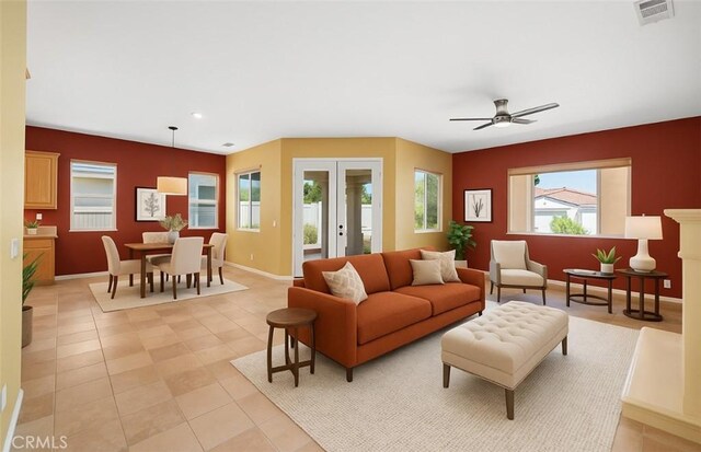 1706 Brittney Rd, Beaumont, CA 92223 - living room with recessed lighting and a ceiling fan