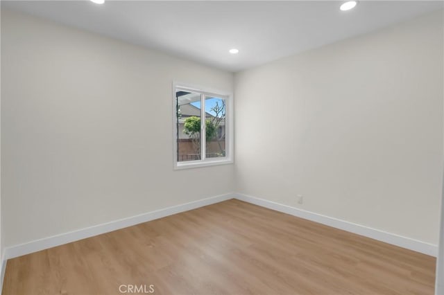 12815 Rexton St, Norwalk, CA 90650 - spare room featuring recessed lighting and light wood-type flooring