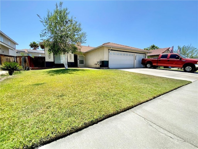 980 Lexington St, Hemet, CA 92545 - single story home featuring an attached garage, stucco siding, driveway, and a tiled roof