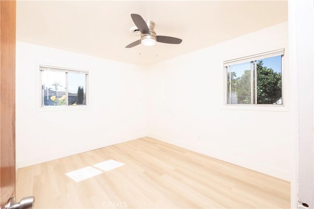 12711 Leroy Ave, Garden Grove, CA 92841 - spare room featuring wood finished floors and ceiling fan