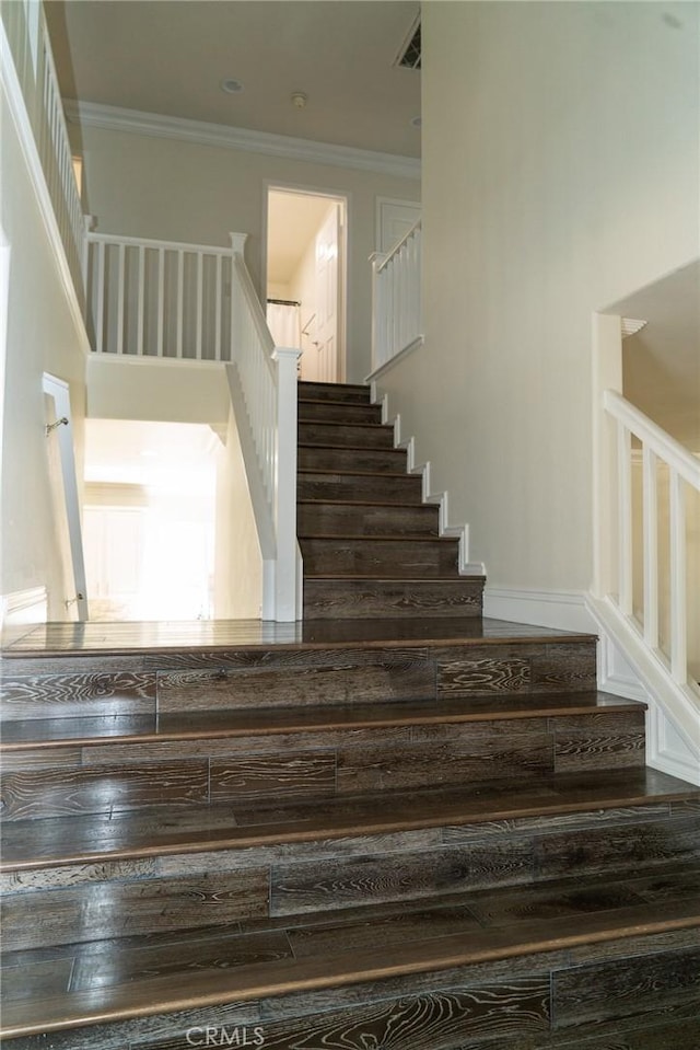 2417 Lenai Cir, Corona, CA 92879 - stairway with ornamental molding