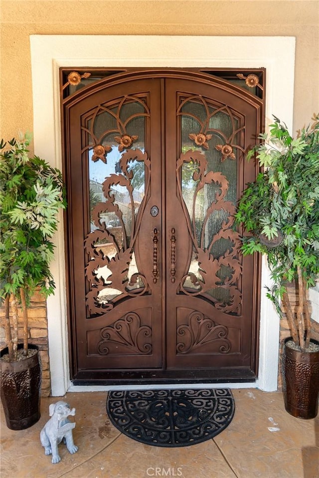 2417 Lenai Cir, Corona, CA 92879 - doorway to property with stucco siding