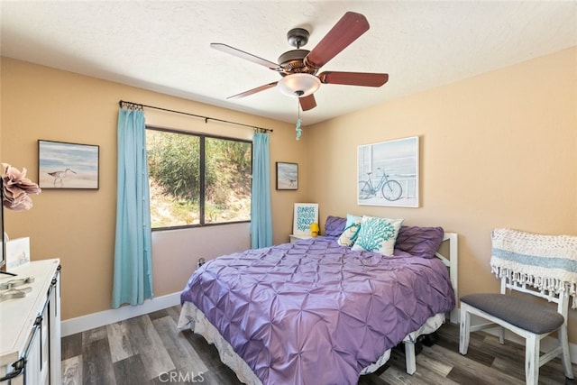 705 Old Bridge Rd, Fallbrook, CA 92028 - bedroom featuring wood finished floors and ceiling fan