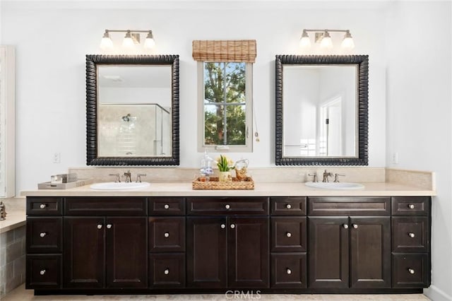 24 Tesoro, Irvine, CA 92618 - full bath with double vanity and a shower