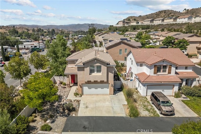 29513 Blake Way, Canyon Country, CA 91387 - aerial view of residential area featuring a mountain backdrop