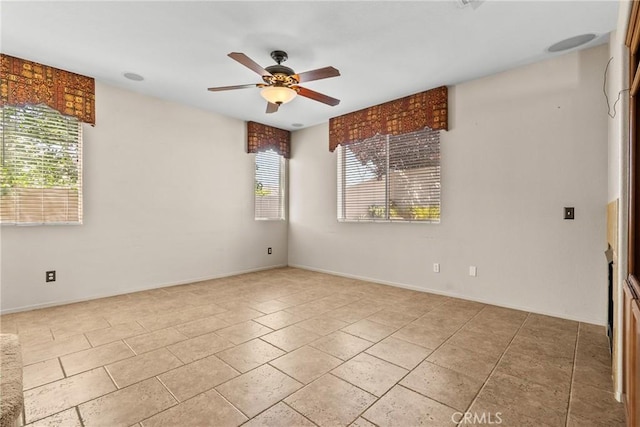 29513 Blake Way, Canyon Country, CA 91387 - unfurnished room featuring ceiling fan and baseboards