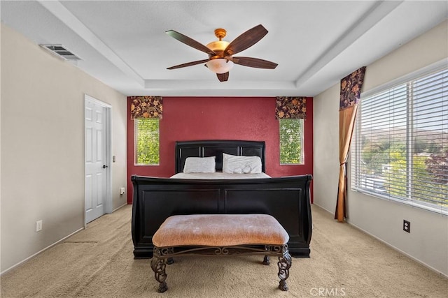 29513 Blake Way, Canyon Country, CA 91387 - bedroom with multiple windows and a tray ceiling