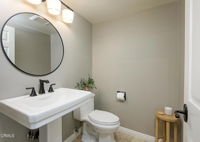 131 Christopher Ln, Ojai, CA 93023 - bathroom with toilet and tile patterned flooring