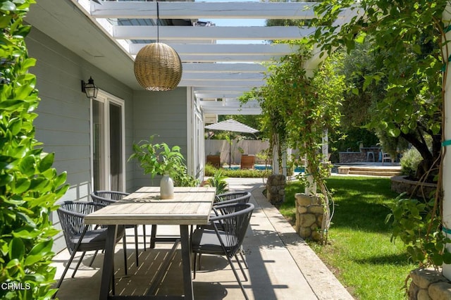 131 Christopher Ln, Ojai, CA 93023 - view of patio / terrace featuring outdoor dining area