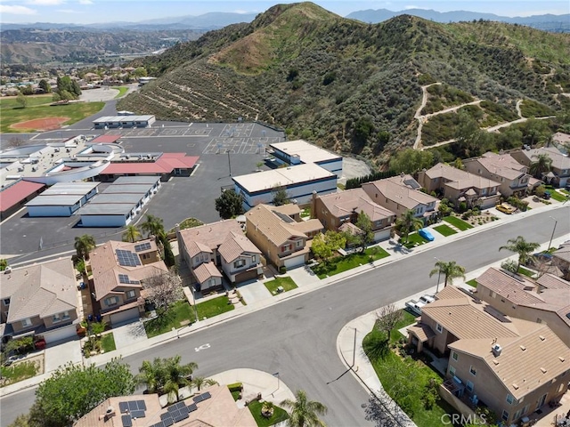 30336 Barcelona Rd, Castaic, CA 91384 - aerial view of residential area with a mountainous background
