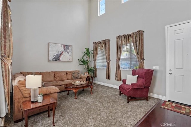 30336 Barcelona Rd, Castaic, CA 91384 - living room with a towering ceiling and wood finished floors