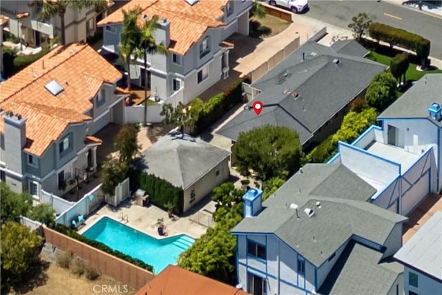 2012 Perry Ave, Redondo Beach, CA 90278 - aerial perspective of suburban area with a pool
