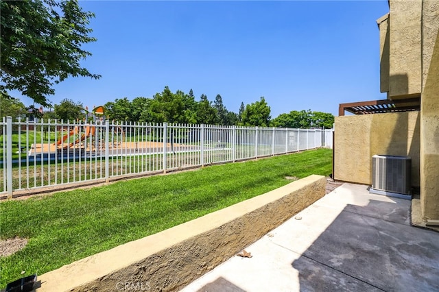 19659 Monteano Ln, Yorba Linda, CA 92886 - view of yard featuring a playground and a patio area