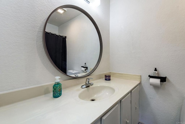 6743 Radio Dr, San Diego, CA 92114 - full bath featuring vanity and a textured wall
