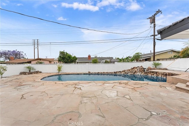 8771 La Grand Ave, Garden Grove, CA 92841 - view of swimming pool featuring a fenced backyard and a patio