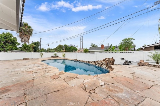 8771 La Grand Ave, Garden Grove, CA 92841 - view of swimming pool with a patio area and a fenced backyard