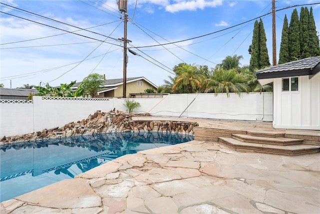 8771 La Grand Ave, Garden Grove, CA 92841 - view of pool featuring a fenced backyard and a patio