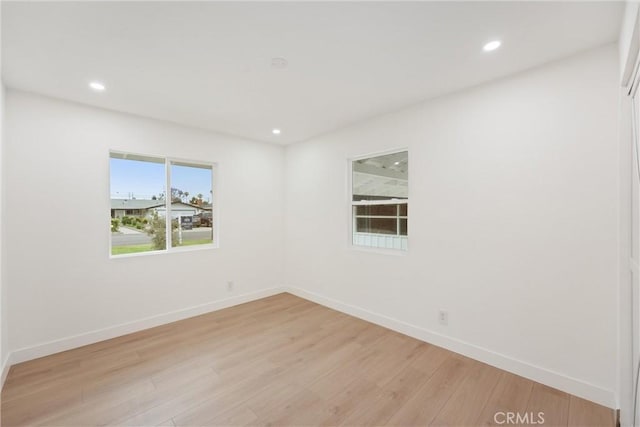 8771 La Grand Ave, Garden Grove, CA 92841 - unfurnished room featuring light wood-type flooring and recessed lighting