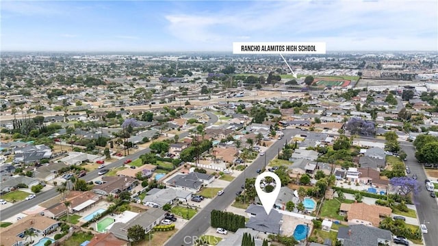 8771 La Grand Ave, Garden Grove, CA 92841 - aerial view of property's location featuring nearby suburban area