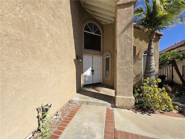 25632 Salerno Way, Yorba Linda, CA 92887 - property entrance featuring stucco siding