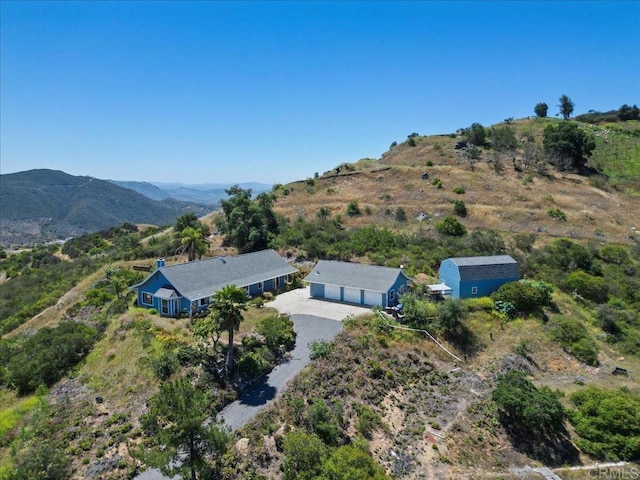 772 Rainbow Crest Rd, Fallbrook, CA 92028 - view from above of property with a mountain backdrop