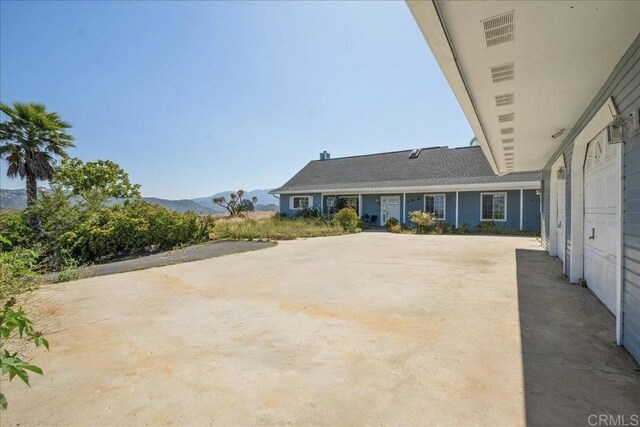 772 Rainbow Crest Rd, Fallbrook, CA 92028 - view of patio / terrace with a mountain view