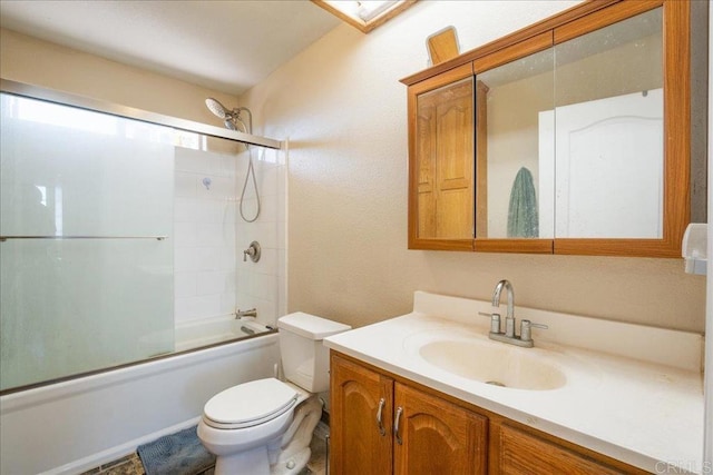 772 Rainbow Crest Rd, Fallbrook, CA 92028 - bathroom featuring vanity and shower / bath combination with glass door
