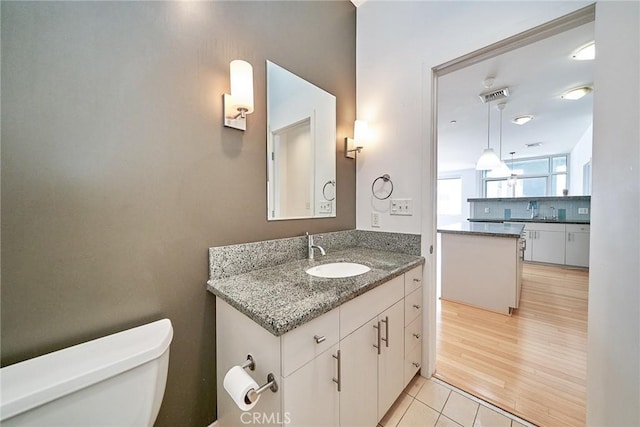 3810 Wilshire Blvd Unit 805, Los Angeles, CA 90010 - bathroom featuring vanity and tile patterned floors