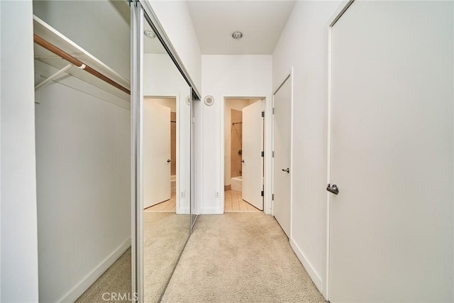 3810 Wilshire Blvd Unit 805, Los Angeles, CA 90010 - corridor featuring carpet flooring and baseboards